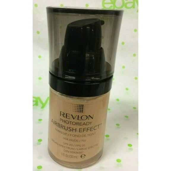 Revlon Photoready Airbrush Effect Makeup Foundation SPF 20 NEW. Shade: NUDE #004