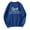 bleu, variante sur Chandail à Capuchon Décontracté à Manches Longues pour Femmes avec Lettres Imprimées, Col Rond, 2 Vestes Athlétiques, Chandails à Capuchon avec Chiens, Chandails Bohèmes pour Femmes, Chandails de Plage pour Femmes, Veste d'Habillage pour Femmes, devant pour Femmes