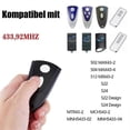 thumbnail image 5 of 433Mhz Garage Door Opener for Tormatic Novotron 502 MAX43-2 / 512 MIX43-2 Remote Control Pack of 2(White Key), 5 of 5