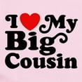 thumbnail image 2 of CafePress - I Love My Big Cousin Infant Bodysuit - Baby Light Bodysuit, Size Newborn - 24 Months, 2 of 4