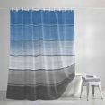 thumbnail image 3 of Shower Curtains for Bathroom, Blue Gray Waterproof Fabric Shower Curtain, Vintage Farmhouse Gradient Wooden Grain Art Decorative Bathroom Curtain for Bathtub, 72"x72", No Hooks Included, 3 of 9
