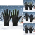thumbnail image 6 of LIZENG Kids Gloves Winter Waterproof Coating Warm Thick Fleece Touchscreen Anti-Slip for Boys Girls 3-15 Years Cycling School, 6 of 7