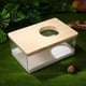 thumbnail image 4 of ColoMX Caja de arena para hámster, casa de baño de Chinchilla, contenedor de baño de arena transparente, baño de polvo de Chinchilla, 1 ud., 4 of 8