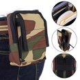 thumbnail image 3 of Riñonera portátil impermeable para teléfono móvil, deporte al aire libre, senderismo, viaje (camuflaje), 3 of 8