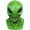 Green, variant on Halloween Mask for Adults & Klds - Lifelike Horror Costume Accessory for Parties, Carnivals, Role-Play, Haunted Houses & Theme Events - Comfortable with Breathing Holes & Great Visibility
