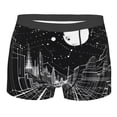 thumbnail image 3 of Haiem Futuristic Moonlit Cityscape Men's Boxer Briefs, Every Day Comfort Stretch Cotton Moisture-Wicking Underwear-XX-Large, 3 of 8