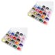 thumbnail image 2 of Bewildely 25 unidades/juego de hilos de bordar para coser, hilos de bobina preenrollados para manualidades DIY con caja de almacenamiento Type2 NO2 Bewildely CBP118681, 2 of 5