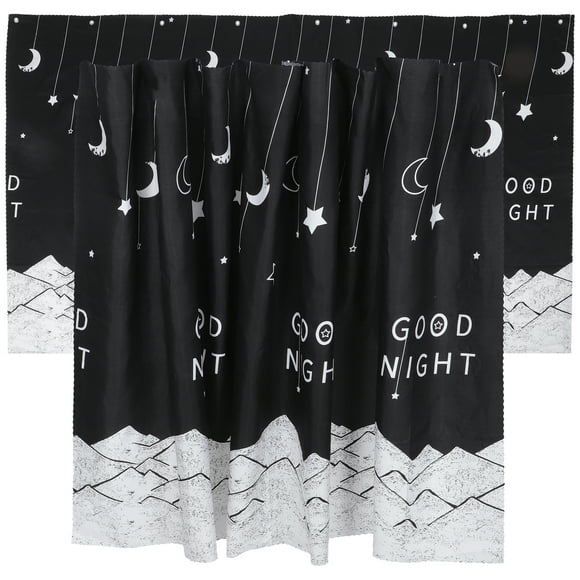 2Pcs Bed Blackout Curtain Bottom Bunk Bed Curtain Decorative Bed Curtain Privacy Curtain for Bed