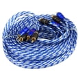 thumbnail image 1 of Rockville RTR254 25 Foot 4 Channel Twisted Pair RCA Cable Split Pin, 100% Copper, 1 of 3