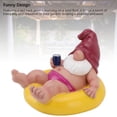 thumbnail image 4 of Piscina Flotante en Gnomo Jardín Estatua de Gnomo Estatua de Césped Con Recubrimiento Protector Solar Para Decorial Al Aire Libre, 4 of 7