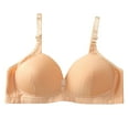 thumbnail image 2 of ALLLIST Push up Underwear for Women No Wire Full Coverage Bras Striped Yellow Comfort Full-Figure Women Lingerie Size 38, 2 of 3