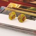 thumbnail image 4 of Alloy Rhinestone Embellished Sport Theme Earrings, Basketball and Baseball Inspired Stud Earrings for Casual Wear and Game Day Accessories, Fashion Jewelry Set, 4 of 5