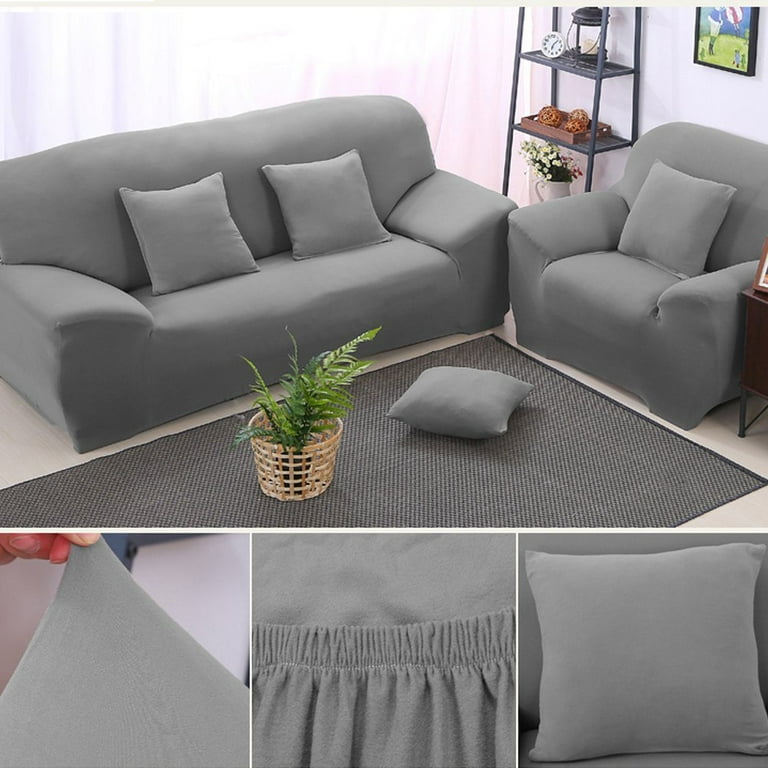 Ashata Elastic Spandex 3 Seaters Recliner Cover Couch Slipcover Sofa Slipcovers