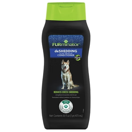 FURminator Ultra Premium deShedding Conditioner for Dogs, Helps Reduce Excess Shedding, 16 oz