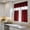 Wine-WE, variant on MMJ Sheer Curtains Semi Sheer Coffee Valance 3 Piece Set Nylon Short Window Filtering Thermal Insulated Kitchen 53.94x17.72in