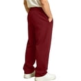 thumbnail image 5 of Dagugfen Boys Sweatpants Fleece Thermal Elastic Waist Loose Fitted Full Length Pants Outdoor Activewear Fall Winter Pants(9-10YearsWine), 5 of 8
