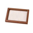 thumbnail image 3 of Bandeja organizadora de joyas, accesorios de madera, regalo, bandeja de cajón de joyería duradera a la moda Beige Yuyangstore Caja de almacenamiento de joyas, 3 of 8