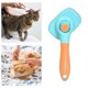 thumbnail image 3 of Cepillos para mascotas Perro Gato giratorio de Autolimpiador Herramientas de Desprendimiento Dematización Aseo Deshedding - Naranja Salvador Cepillo de derramamiento, 3 of 8