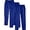 Blue, variant on Mens Hop Casual Track Pants with Lace Up Athletic Joggers Pocket Streetwear Tapered Sweatpants for Training Running 3PCS