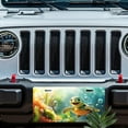 thumbnail image 5 of License Plate, Cheerful Sea turtle Decorative Front,Personalized Stainless Steel License Plate Cover For Men Women,12.2" X 6.2", 5 of 6