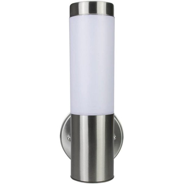 Aplique LED para exterior, aplique impermeable, aplique para porche, aplique, aplique de pared exterior de acero inoxidable, 9W (equivalente a 100W) regulable 500 lúmenes, (luz blanca de un solo cabezal) Sailing Electrónica