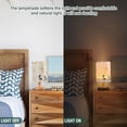 thumbnail image 5 of Butterfly Bedside Table Lamp LED Warm Lights with USB Charging Port Retro Cylinder Desk Lamps, 5 of 7