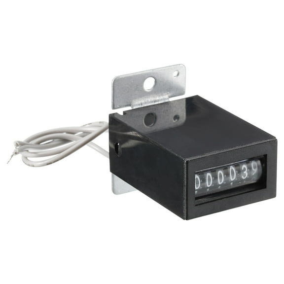 Uxcell Electromagnetic Counter 6 Digits 0-999999 Range Electronic Pulse Totalizer 7-24V
