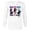 White, variant on Marvel Studios The Marvels Ms. Marvel Photon Captain Marvel - Long Sleeve T-Shirt for Men - Customized-Navy