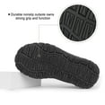 thumbnail image 6 of ​FUPPIA Boy's Slippers Boys Moccasin Slippers Memory Foam Indoor Outdoor House Shoes Black Big Kid 4, 6 of 7