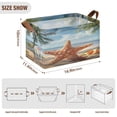 thumbnail image 2 of Ryvnso Hawaiian Star Fish Tropical Storage Bins Large Basket Foldable Cube Toys Organizer with Handles 1 PC, 2 of 7