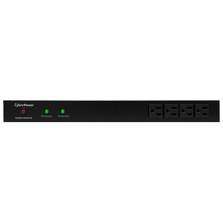 UPC: 0649532901692 | CyberPower Rackbar Surge Protection RKBS15S4F8R Zero-U/1U – surge protector