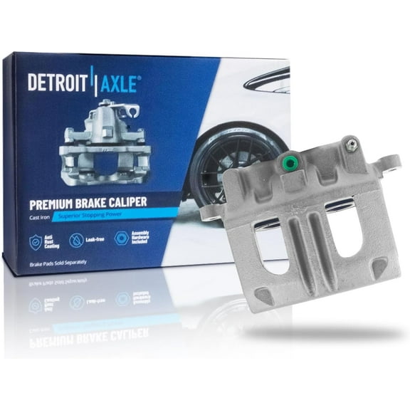 Detroit Axle - Front Right Brake Caliper for Ford Explorer Ranger Mercury Mountaineer Mazda B2300 B3000, Passenger Side Disc Brake Caliper Replacement