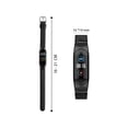 thumbnail image 3 of Correa Para Xiaomi Mi Band 8/9/10 Piel Y Acero Inox +1 Mica, 3 of 5
