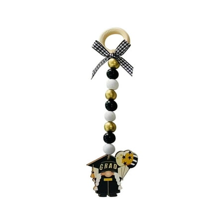 

AXXD Christmas Deco Hanging Ornaments 2022 Graduation Season 9 Beads And Rings Lanyard Decoration Pendant Graduation Gnome Doll Pendant Pendant Bachelor Hat Doll Pendant For Clearance