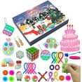 thumbnail image 1 of xiaxaixu 24-day Christmas Countdown Calendar Sensory Fidget Toy Bag, 1 of 8