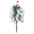 thumbnail image 2 of Miommo White Mini Christmas Tree Artificial Desktop Tree Compact Tabletop Christmas Decorations for Home Office Desk Holiday Decor, 2 of 8