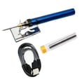 thumbnail image 2 of figatia USB Soldering Iron Kit Heat Resistant Premium Portable for Outdoor Blue, 2 of 7