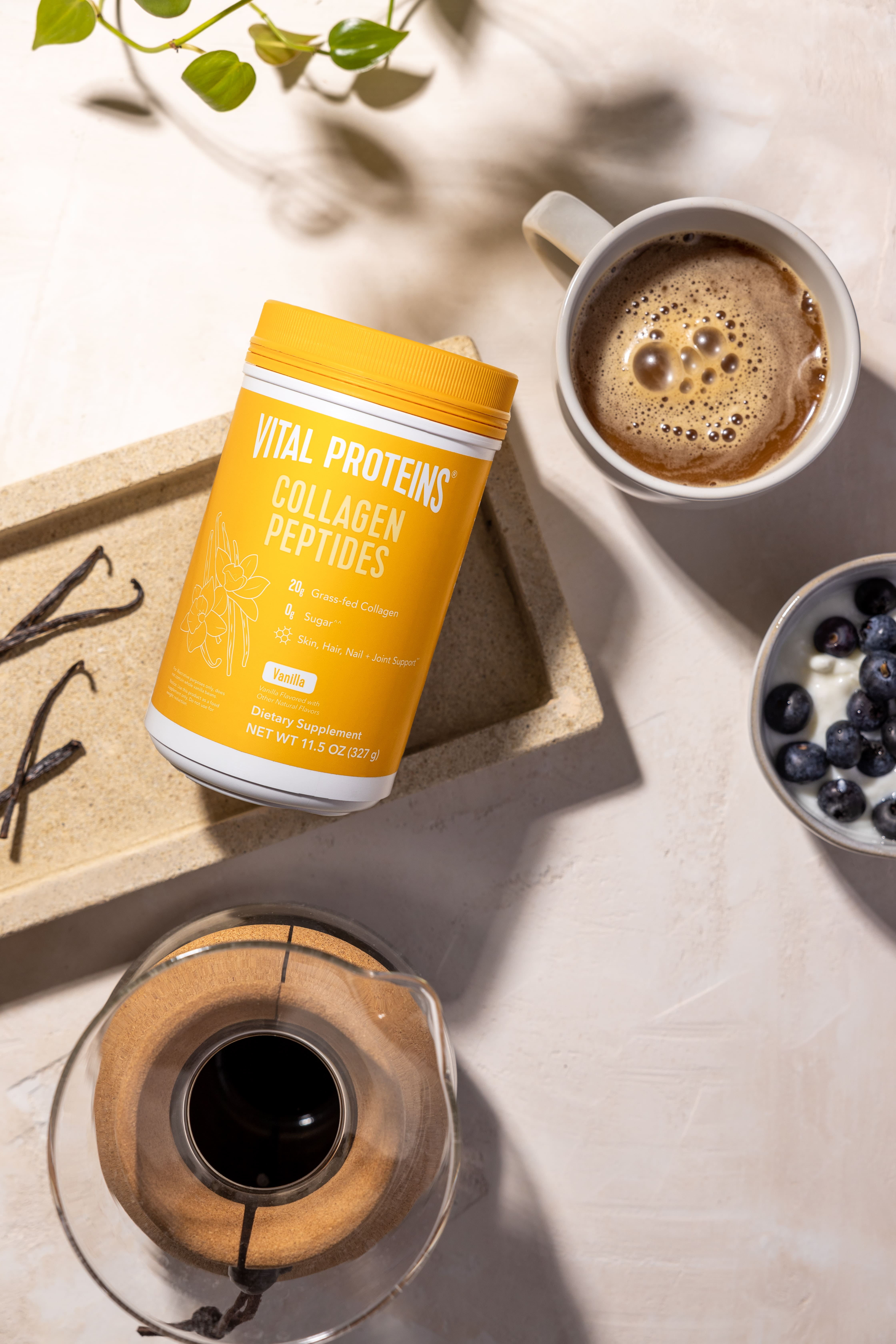 Vital Proteins GrassFed Collagen Peptides Powder, Vanilla, 11.5 oz