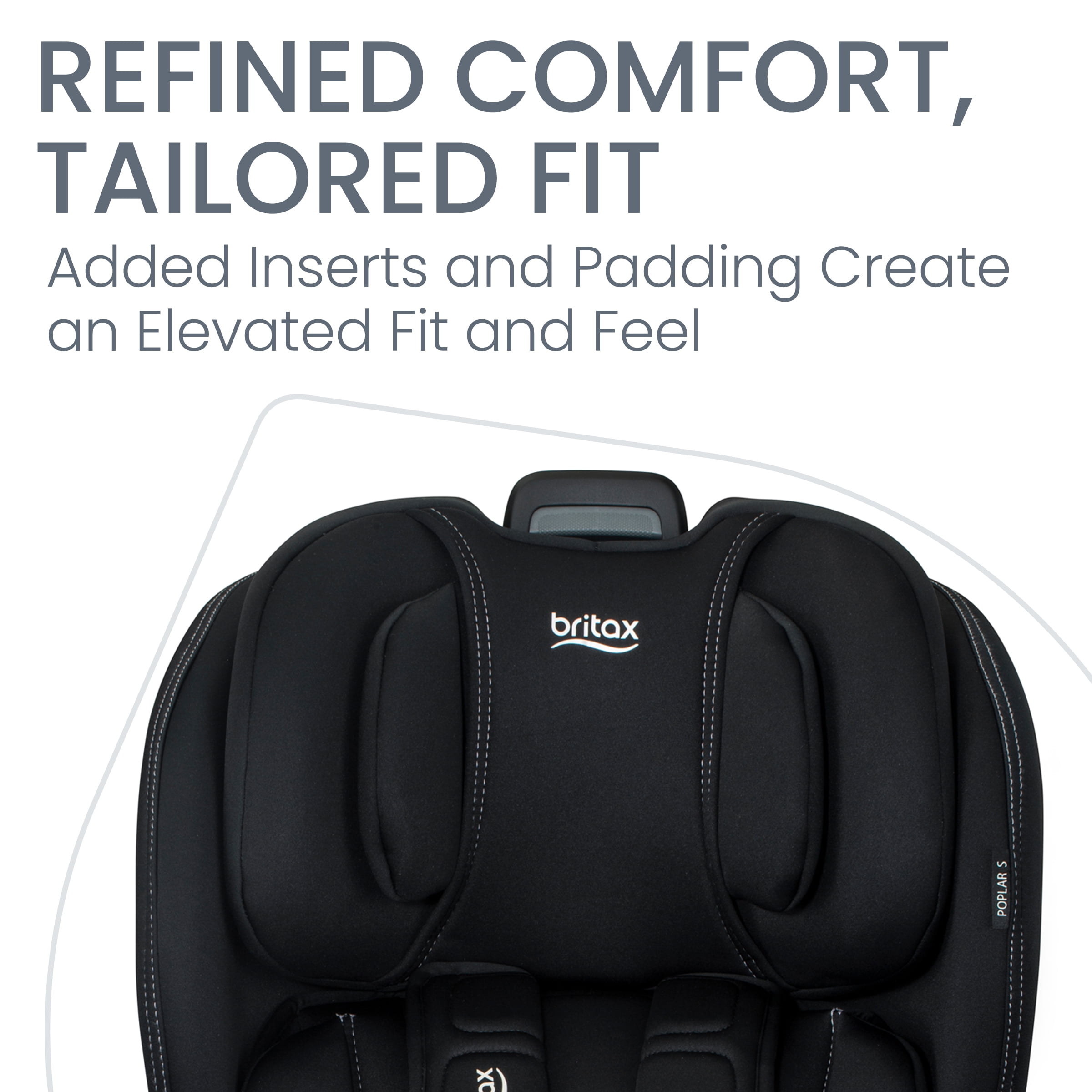 Britax Poplar S Convertible Car Seat, 2-in-1 Design, Onyx, ClickTight  Technology, SpaceSaver Fit - Walmart.com