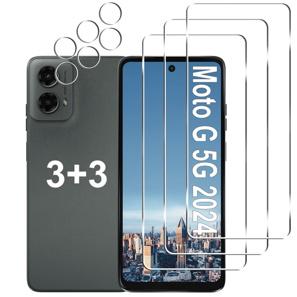 Protector de pantalla y lente de cámara para Moto G 5G 2024