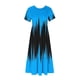 thumbnail image 4 of Vestido de Manga Corta para Mujeres Vestido de Verano de Cuello Redondo Impreso, Poliéster de Tamaño Verdadero Diario Y Vestido de Fiesta, 4 of 5