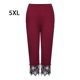 thumbnail image 2 of Jumpingount Leggings de cintura alta Pantalones de yoga transpirables Pantalones de chándal de tres cuartos Ropa Prendas para la parte inferior del cuerpo Rojo 5XL Jumpingount AP011138-14, 2 of 6