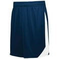 thumbnail image 2 of YOUTH ATHLETICO SHORTS - S / NAVY/WHITE by HIGH FIVE, 2 of 5