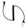 thumbnail image 2 of Cable de Micrófono de Mano de Interfaz Dual de 35mm + 25mm Micrófono Walkie Talkie Cable de Altavoz para UV5R para TK-240 para Micrófono de Mano Linton, 2 of 8