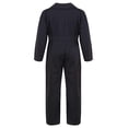 thumbnail image 2 of Venjoe Kids Boys Mechanic Costume Dance Coveralls Long Sleeve Overalls Jumpsuit Boiler Suit Halloween Black 6, 2 of 7