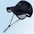 thumbnail image 4 of Visors Men Adjustable Baseball Cap Outdoor Breathable Sunscreen Cap Summer Sunshade Hat Baseball Caps, 4 of 7