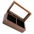 thumbnail image 1 of Wood Jewelry Box Storage Case Keepsake Decorative Box Lid Organizer Keepsake Decorative Box Lid with Lid Keepsake Box Holder Ring Black, 1 of 9
