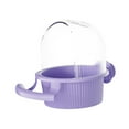 thumbnail image 4 of figatia Bird Food Bowl Cup Waterproof Hanging Bird Feeder for Outdoors Outside Patio Violet, 4 of 8