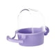 thumbnail image 4 of Cuenco para comida de pájaros perfecl taza dispensadora de agua para loros comedero colgante Violeta, 4 of 8