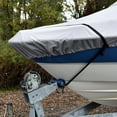 thumbnail image 5 of Budge 600 Denier Center Console V-Hull Mooring Boat Cover, Waterproof and UV Resistant, Size BTCCV-5: 18'-20' Long, 106" Beam, 5 of 9